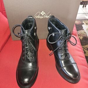 Bottes Vin Bordeaux Lia Patricia Nash - Cuir Véritable - Pointure 5.5 US - Neuf Avec étiquettes